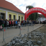 Celkový pohled na část nedokončeného díla