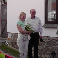 Manželé Rudenkovi v bývalém domku Václava Kolpeka