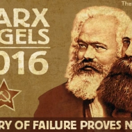 Karel Marx s Bedřichem Rngelsem